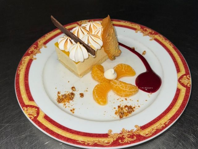 Restaurant l’Armoise Délice Vanille Mandarine